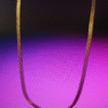 Classic Shine – Sleek 1 Gram Gold Polish Flat Chain - Divy Gold