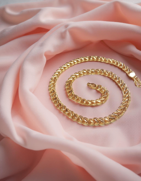 Classic Twist Chain – 1 Gram Gold Polish Chain | Divy Gold