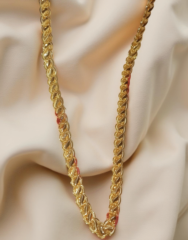 Classic Twist Chain – 1 Gram Gold Polish Chain | Divy Gold