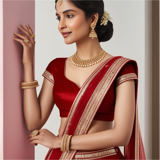 Mangal Sutra with Earrings - Divy Gold