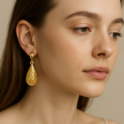 New earrings like Gold of 1 gram gold By Divy Gold